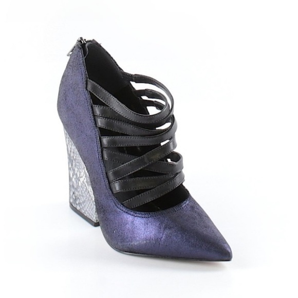 ASOS Shoes - ASOS Chunky Metallic Heels Strappy ASOS Shoes - ASOS Chunky Metallic Heels Strappy